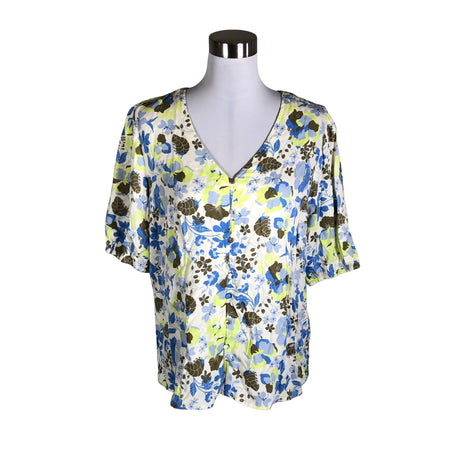 Unisex Free Quent - Lühikeste käistega pluus, suurus 40 - Valge ()