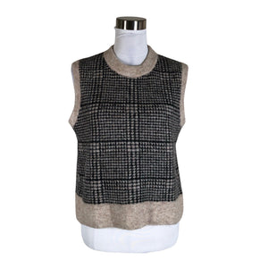 Unisex Arket - Kootud vest, suurus 38 - Pruun (1)
