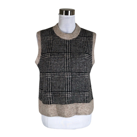 Unisex Arket - Kootud vest, suurus 38 - Pruun ()