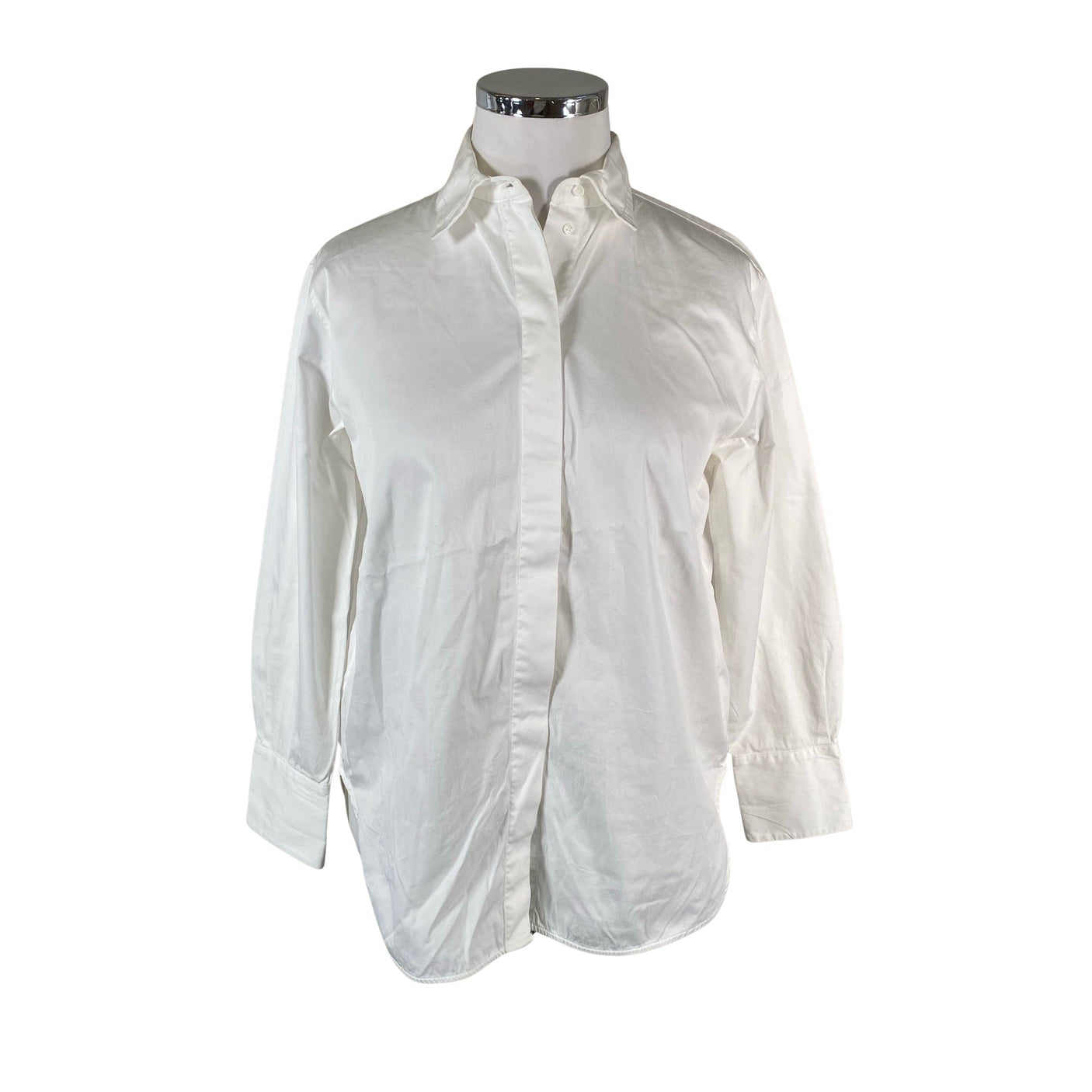 Unisex Massimo Dutti - Triiksärk, suurus 42 - Valge (1)