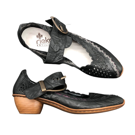 Unisex Rieker - Kontsakingad, suurus 42 - Must ()