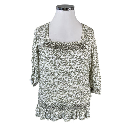 Unisex Lindex - Trikotaažist pluus, suurus 42 - Valge ()