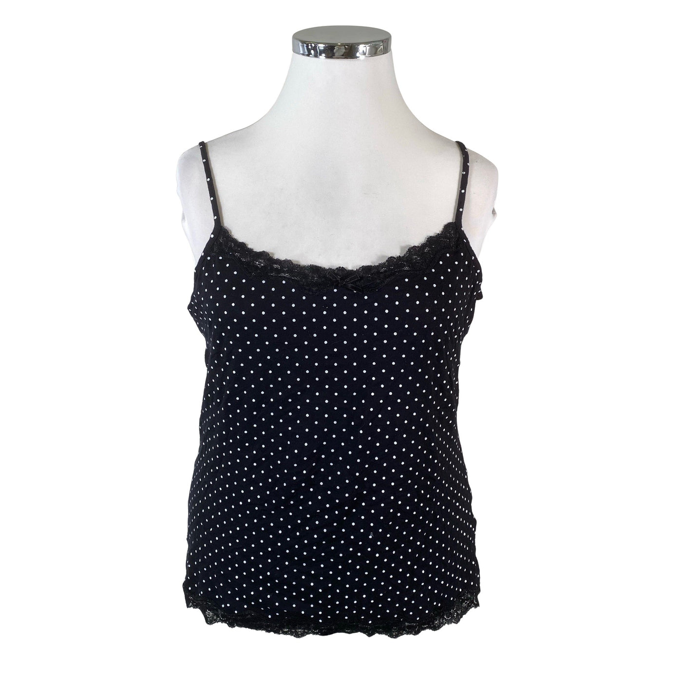 Unisex Lindex - Trikotaažist topp, suurus 44 - Must (1)