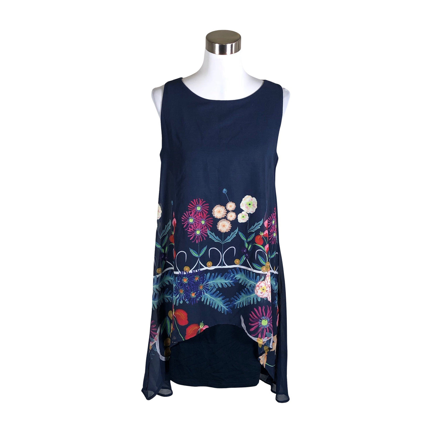 Unisex Desigual - Õhuke kleit, suurus 40 - Sinine (1)
