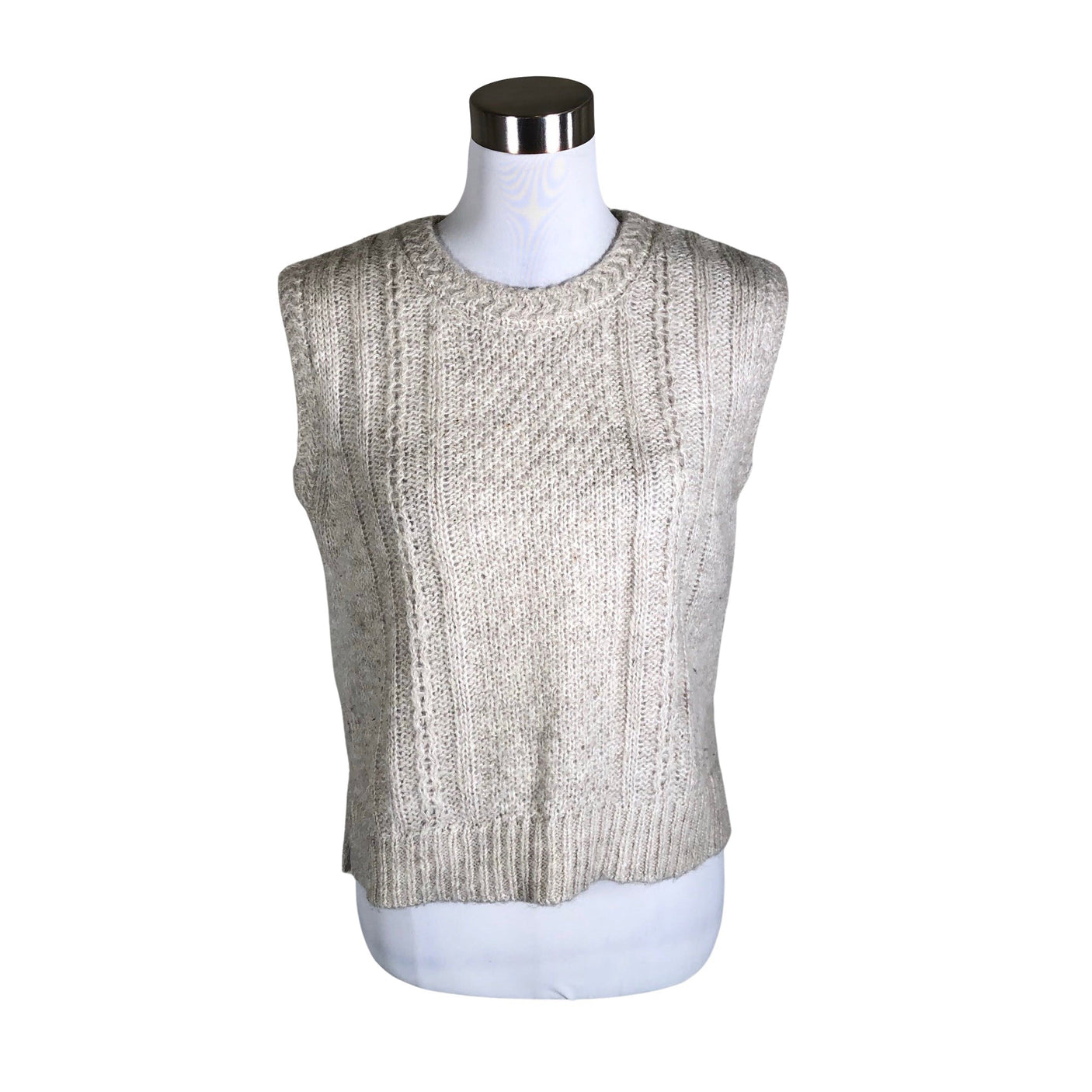 Unisex Noa Noa - Kootud vest, suurus 36 - Hall (1)