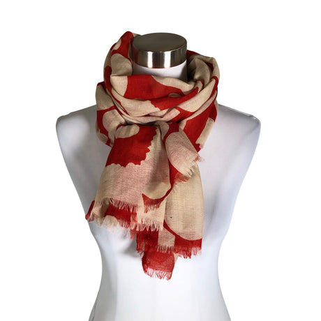 Unisex Marimekko - Õhuke sall, suurus Maxi - Punane ()