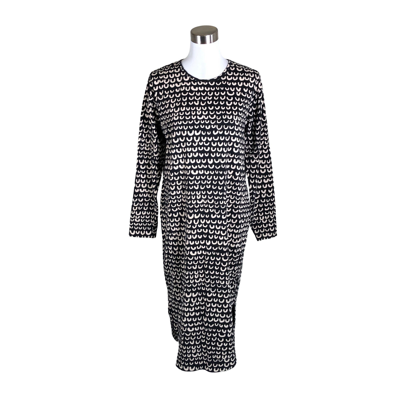 Unisex Papu - Trikotaažist kleit, suurus 42 - Must (1)