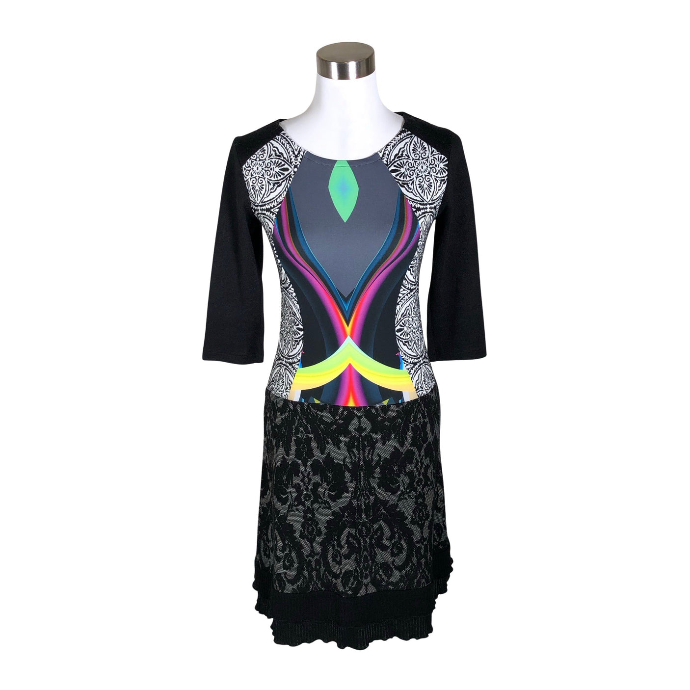 Unisex Handmade - Trikotaažist kleit, suurus 36 - Must (1)