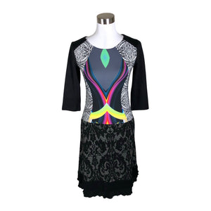 Unisex Handmade - Trikotaažist kleit, suurus 36 - Must (1)