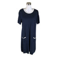 Unisex Seraphine - Kootud kleit, suurus 40 - Sinine ()