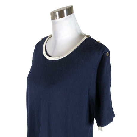 Unisex Seraphine - Kootud kleit, suurus 40 - Sinine (2)