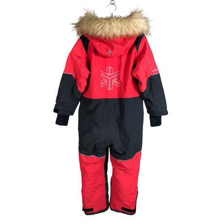 Unisex Áhkká - Talvekombinesoon, suurus 110 - 116 - Punane (2)