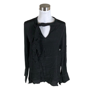 Unisex Massimo Dutti - Pluus, suurus 40 - Must (1)