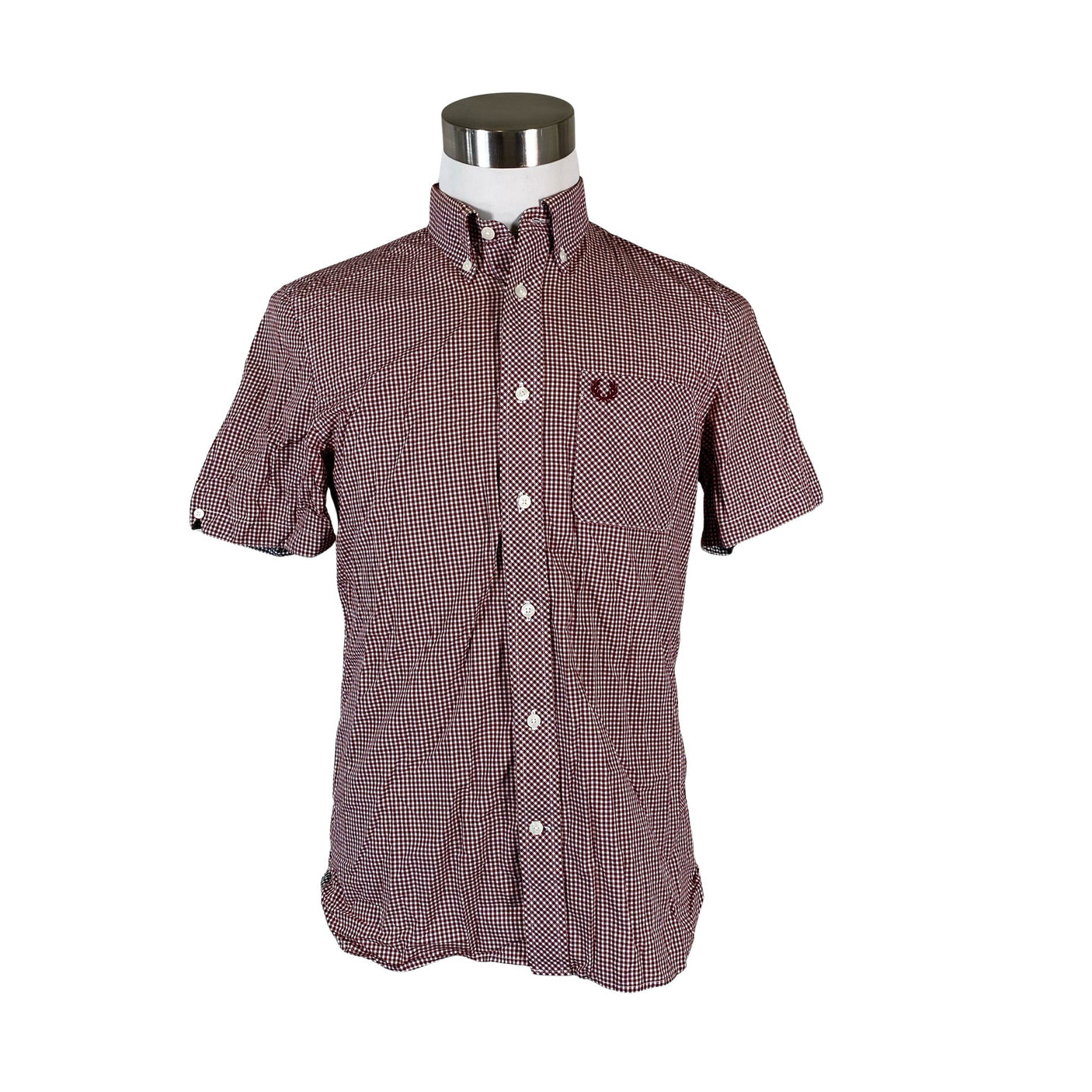 Unisex Fred Perry - Triiksärk, suurus M - Veinipunane (1)