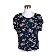 Unisex Lindex - Lühikeste käistega pluus, suurus 40 - Sinine ()