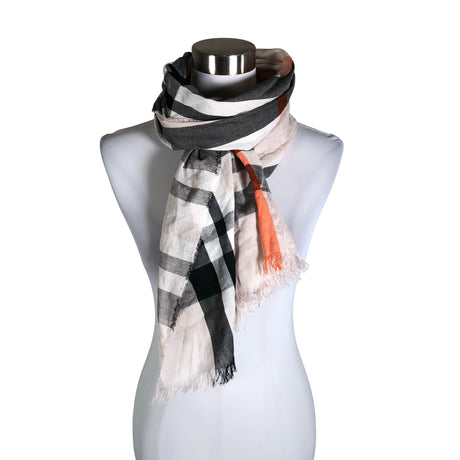 Unisex Fraas - Õhuke sall, suurus Maxi - Beige ()