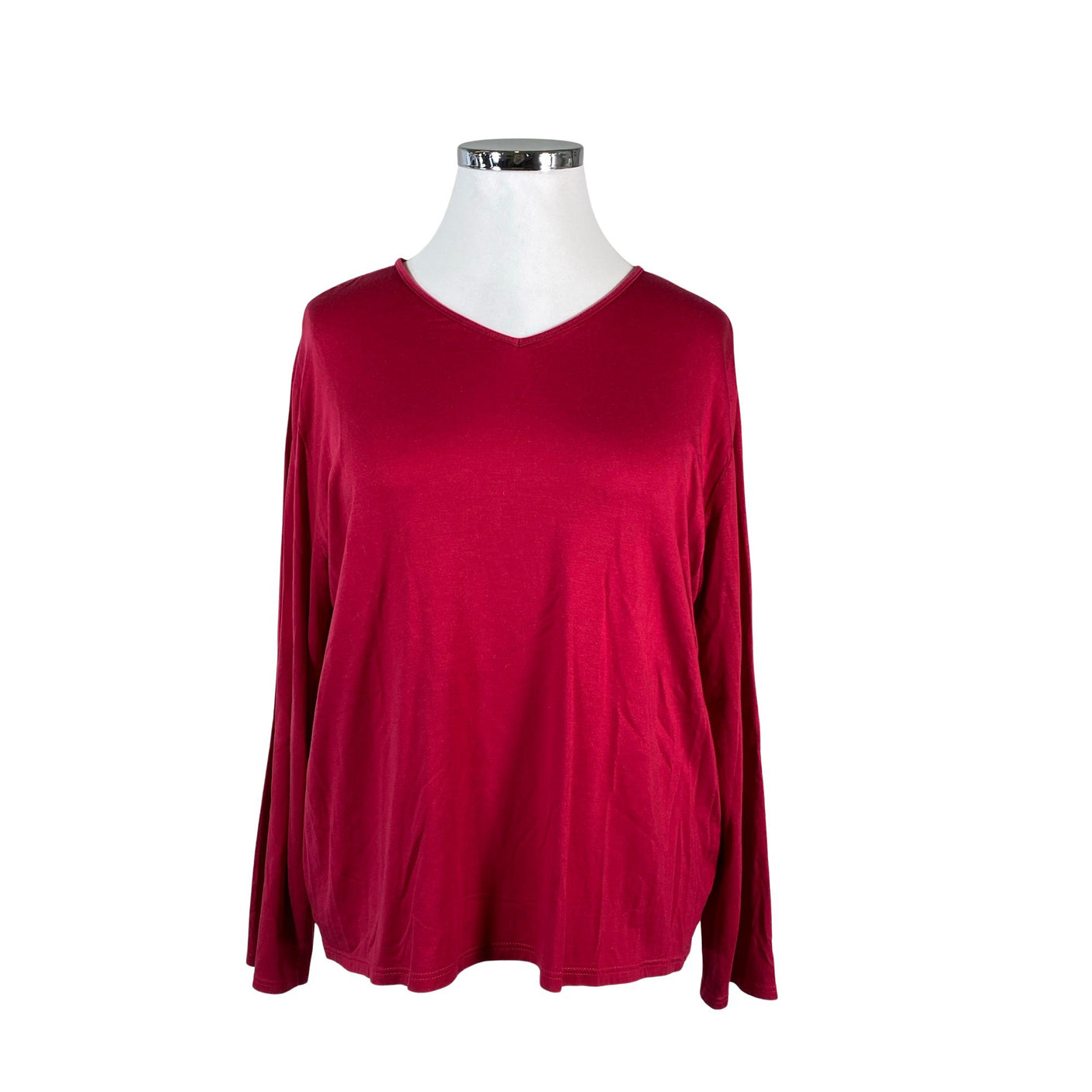 Unisex Nanso - Trikotaažist pluus, suurus 50 - Veinipunane (1)