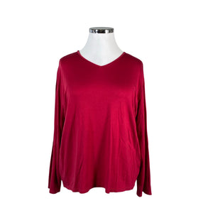 Unisex Nanso - Trikotaažist pluus, suurus 50 - Veinipunane (1)