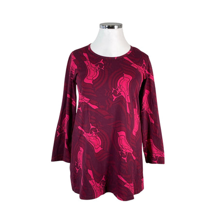 Unisex Nanso - Trikotaažist tuunika, suurus 42 - Veinipunane ()