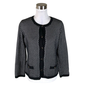 Unisex Skovhuus - Kardigan, suurus 38 - Must (1)