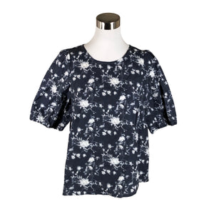 Unisex Vietto - Lühikeste käistega pluus, suurus 40 - Sinine (1)