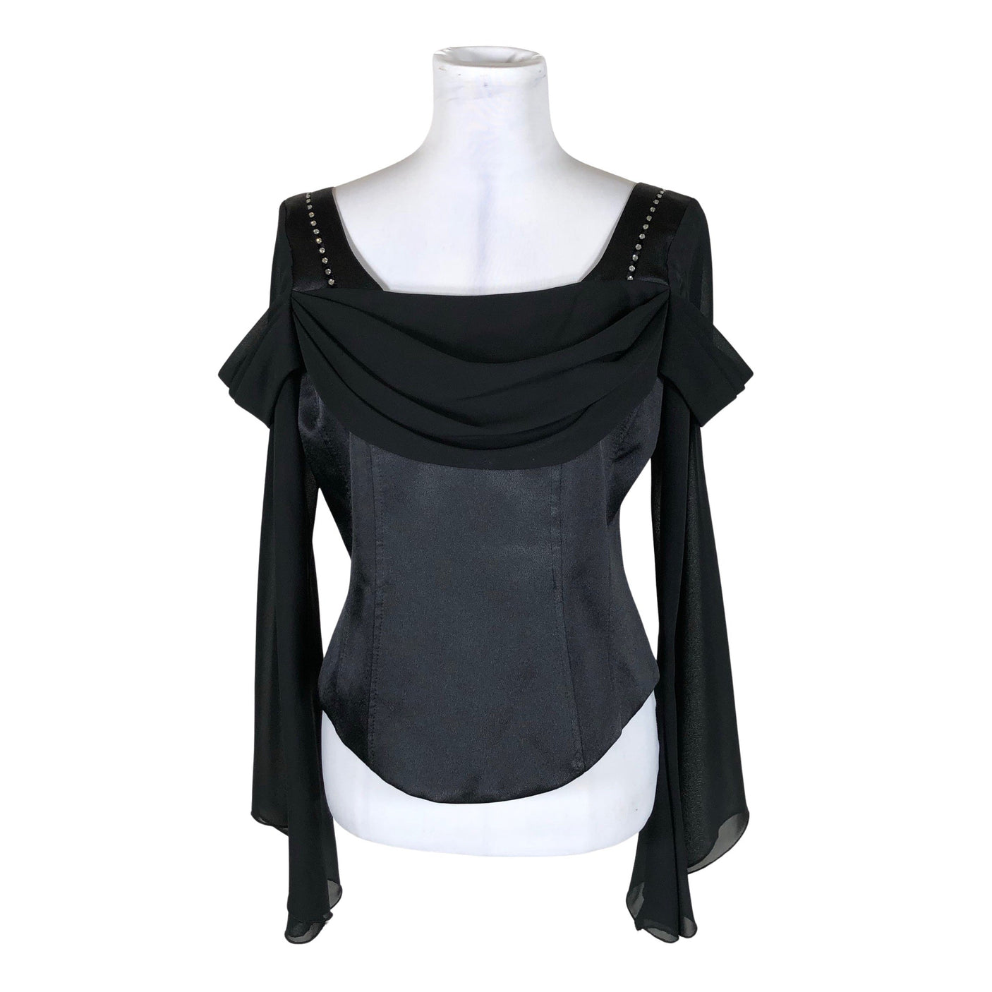 Unisex Creatif Paris - Pidulik pluus, suurus 38 - Must (1)