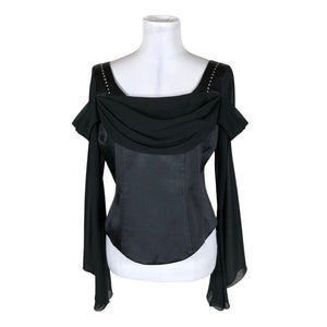 Unisex Creatif Paris - Pidulik pluus, suurus 38 - Must (1)