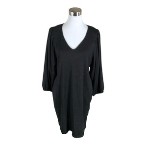 Unisex Lindex - Trikotaažist kleit, suurus 36 - Must (1)