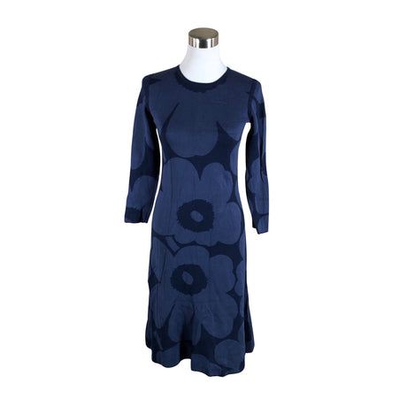 Unisex Marimekko - Kootud kleit, suurus 34 - Sinine ()