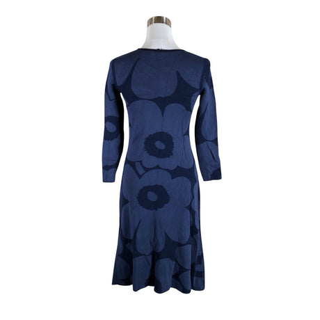 Unisex Marimekko - Kootud kleit, suurus 34 - Sinine (2)