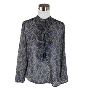 Unisex Sisley - Pluus, suurus 34 - Sinine (1)
