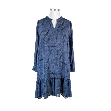 Unisex Kaffe - Õhuke kleit, suurus 46 - Sinine ()