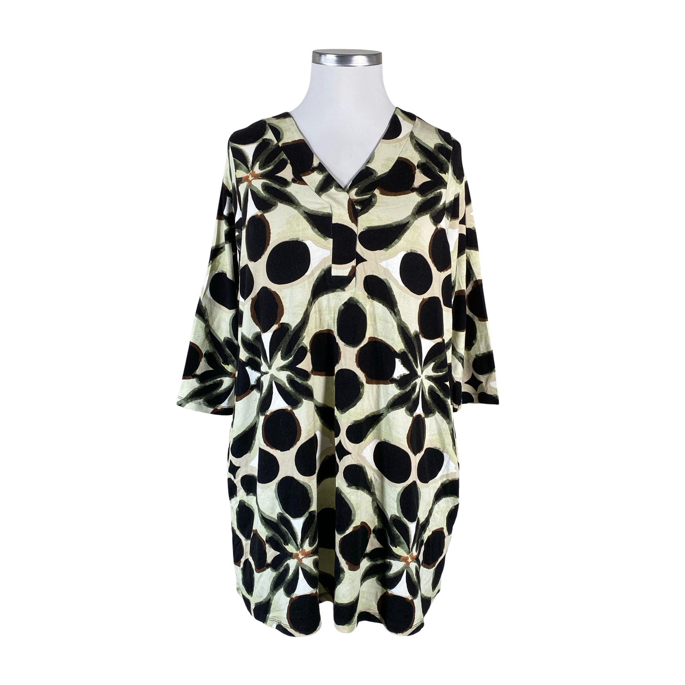 Unisex Zhenzi - Trikotaažist tuunika, suurus 46 - Beige (1)