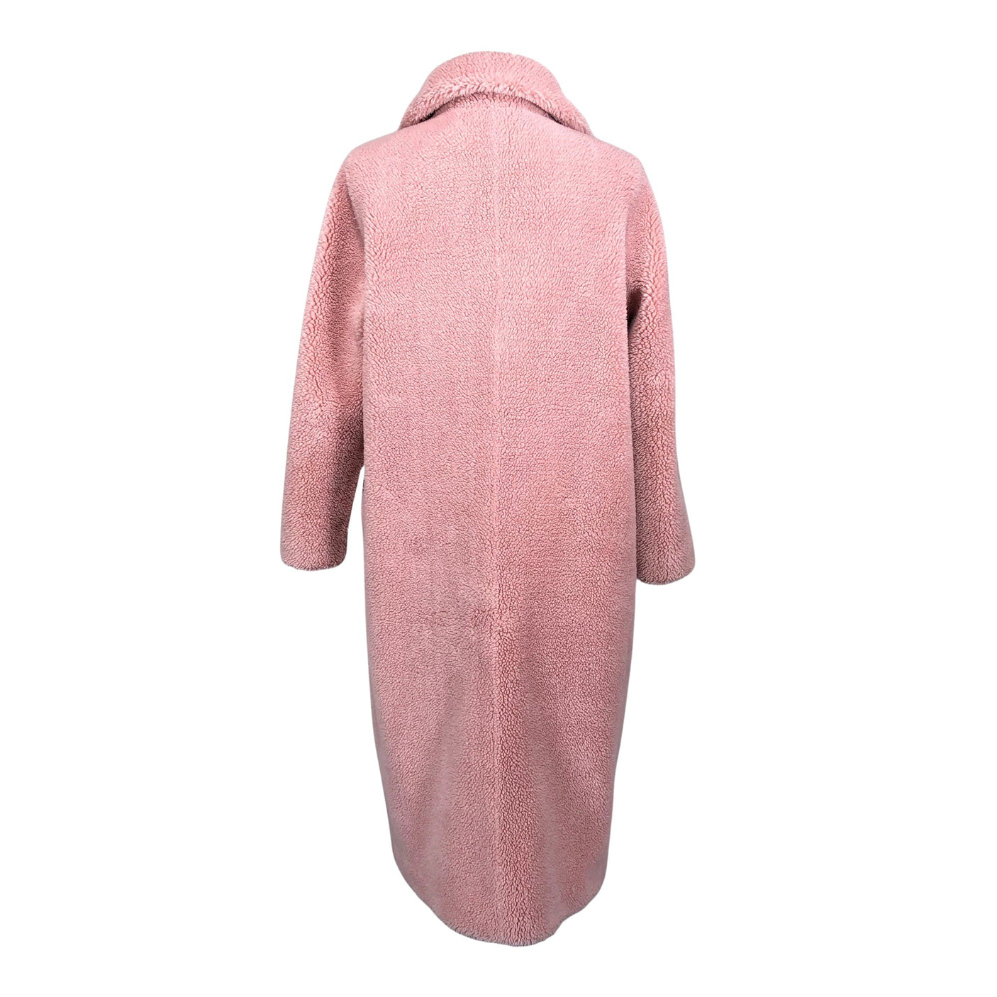 Unisex Stand Studio - Kunstkarusnahast mantel, suurus 36 - Heleroosa (2)