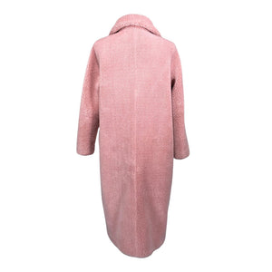 Unisex Stand Studio - Kunstkarusnahast mantel, suurus 36 - Heleroosa (2)