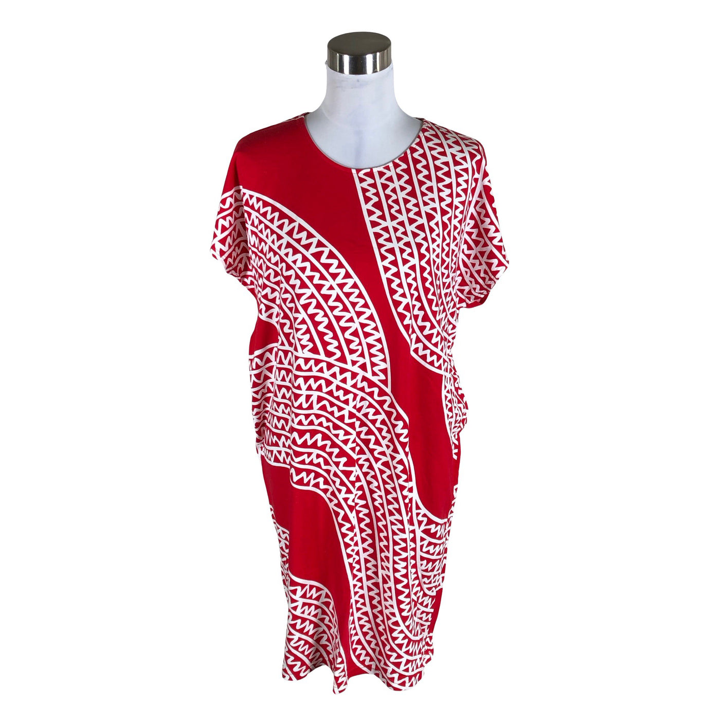 Unisex Nanso - Trikotaažist kleit, suurus 40 - Punane (1)