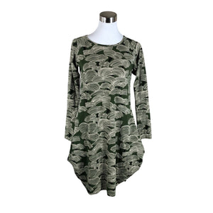 Unisex Papu - Trikotaažist kleit, suurus 34 - Roheline (1)