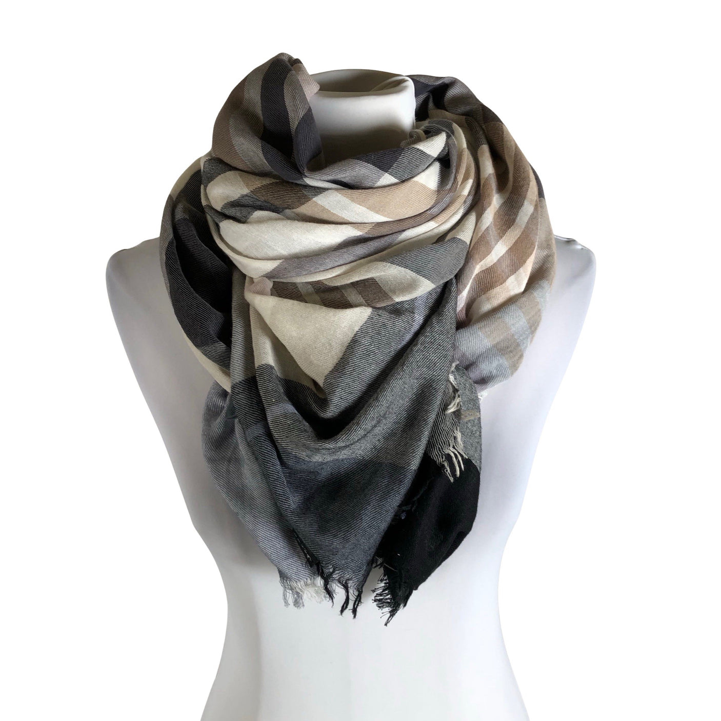 Unisex Lasessor - Õhuke sall, suurus Maxi - Hall (1)