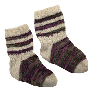 Unisex Handmade - Villased sokid, suurus 34 - Looduslik valge (1)