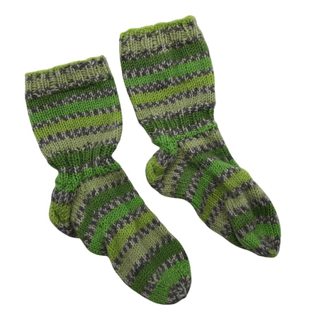 Unisex Handmade - Villased sokid, suurus 28 - Roheline ()