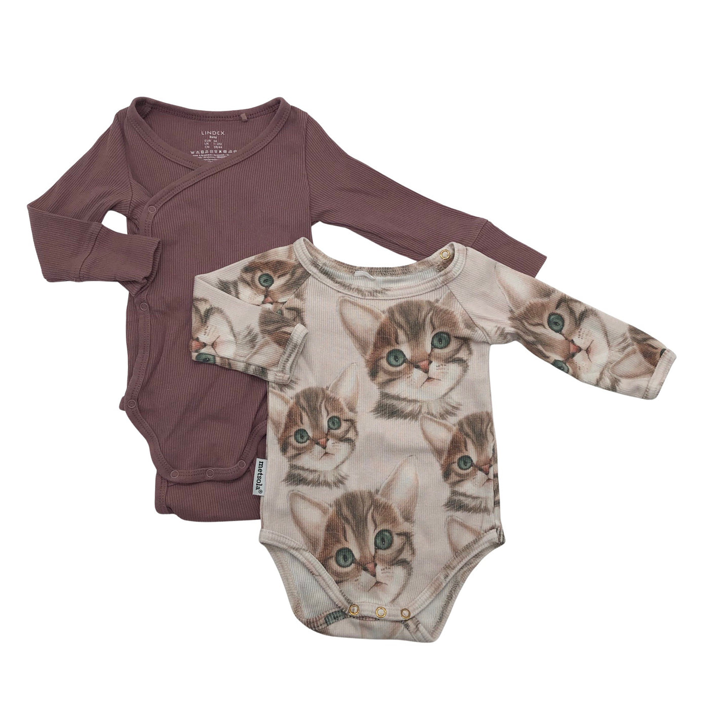 Unisex Metsola - Bodi, suurus 56 - 62 - Heleroosa (1)