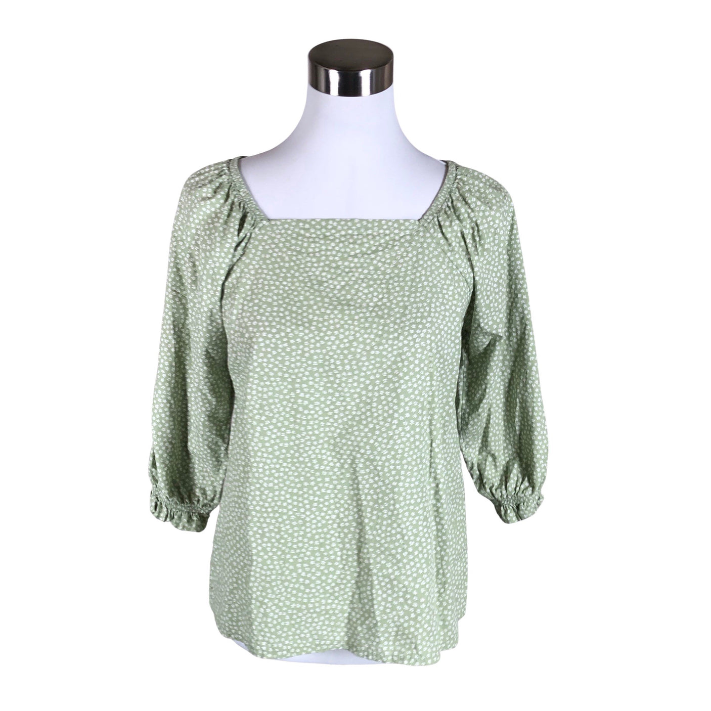 Unisex Esprit - Lühikeste käistega pluus, suurus 34 - Roheline (1)