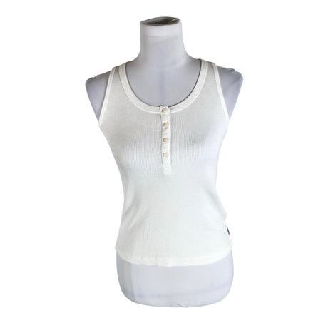 Unisex Superdry - Trikotaažist topp, suurus 36 - Valge ()