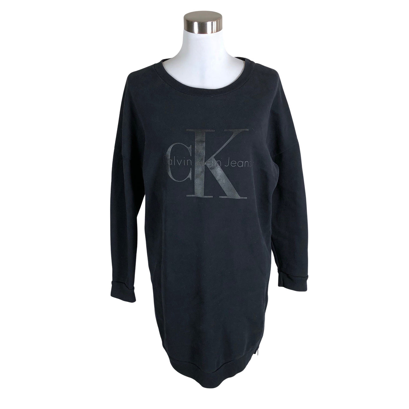Unisex Calvin Klein Jeans - Dressikangast tuunika, suurus 38 - Must (1)