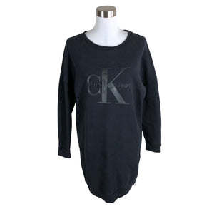 Unisex Calvin Klein Jeans - Dressikangast tuunika, suurus 38 - Must (1)