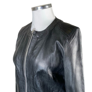Unisex Saki - Nahktagi, suurus 44 - Must (2)