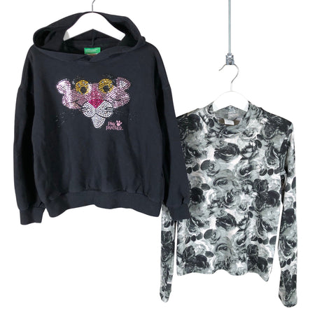 Unisex Benetton - Dressipluus, suurus 128 - 134 - Must ()