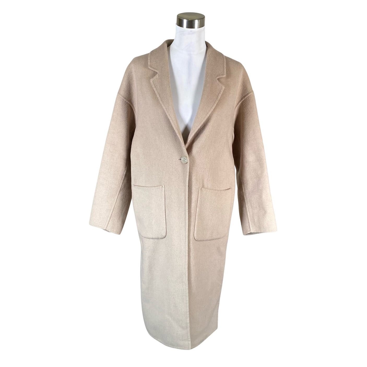 Unisex Nanso - Villane mantel, suurus 38 - Beige (1)
