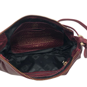 Unisex Adax - Õlakott, suurus Mini - Veinipunane (3)