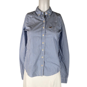 Unisex Hollister - Triiksärk, suurus 34 - Helesinine (1)